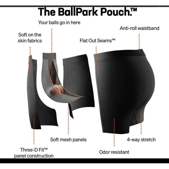 Saxx Vibe Super Soft Ballpark Pouch Boxer Briefs - Gridiron Football Snowman L - Picture 4 of 5